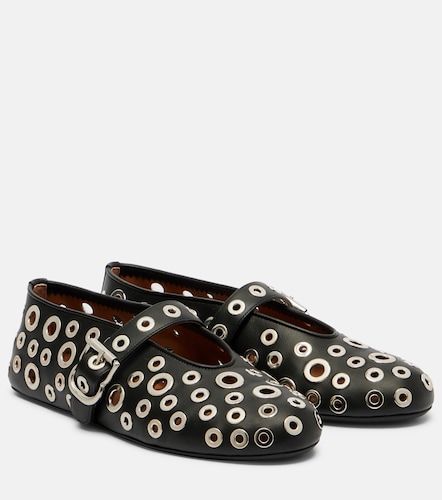 Alaïa Ballerines en cuir à clous - Alaia - Modalova