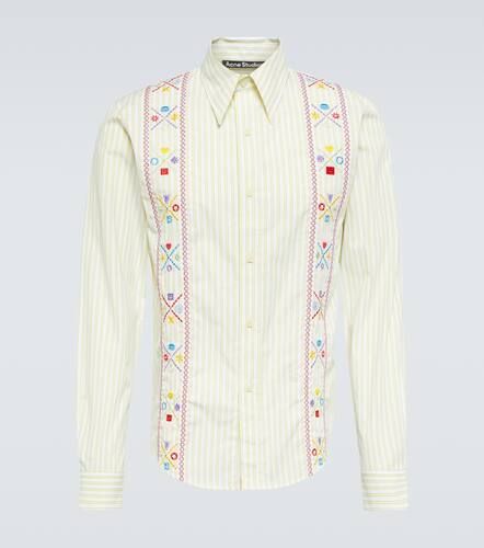Chemise brodée en coton - Acne Studios - Modalova