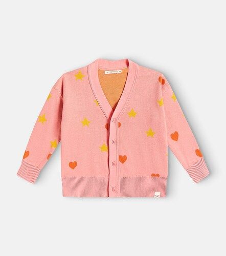 Cardigan Hearts Stars en coton - Tinycottons - Modalova