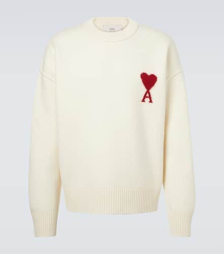 Pull Ami De Cur en laine vierge - Ami Paris - Modalova