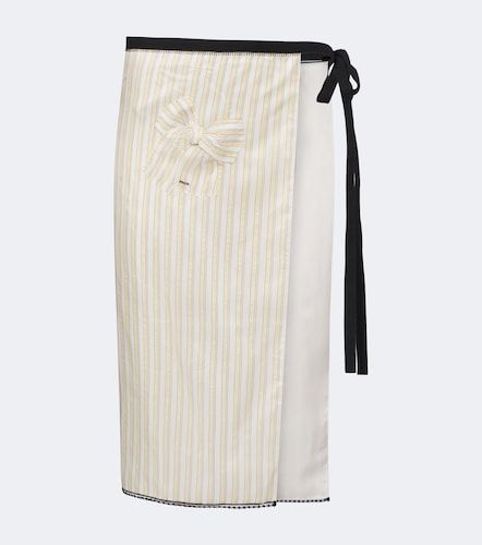 Prada Jupe portefeuille à rayures - Prada - Modalova