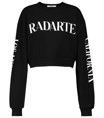 Sweat-shirt raccourci Radarte en coton mélangé à logo - Rodarte - Modalova