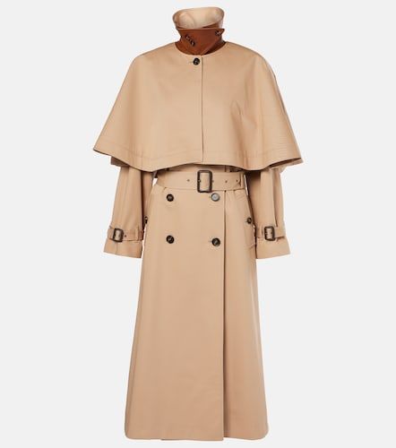 Chloé Trench-coat en gabardine de coton à cape - Chloe - Modalova