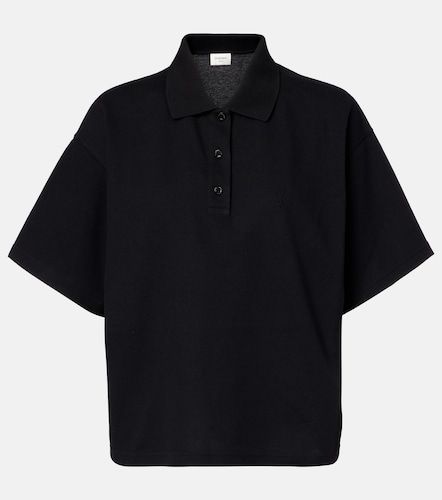 Polo Cassandre en coton mélangé - Saint Laurent - Modalova