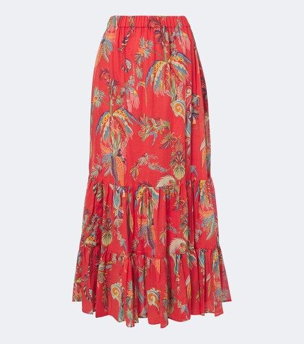 Jupe longue en coton à imprimé - Etro - Modalova