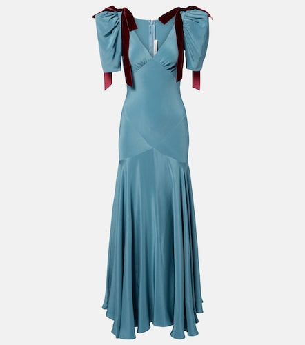 Robe longue en crêpe de soie - Rodarte - Modalova