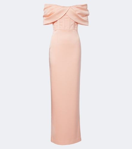 Robe longue Ayla en satin - Rebecca Vallance - Modalova