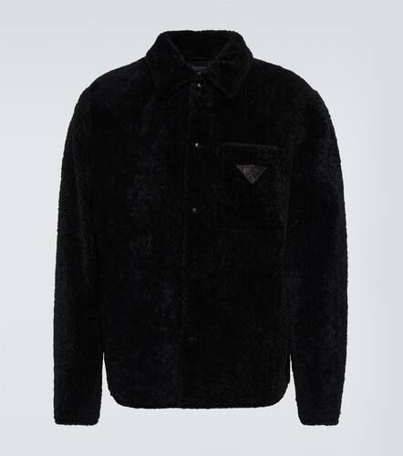 Veste en shearling - Prada - Modalova