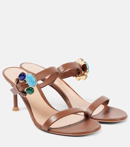 Gianvito Rossi Mules 70 en cuir - Gianvito Rossi - Modalova