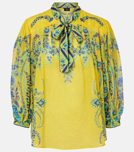 Etro Top en coton à fleurs - Etro - Modalova