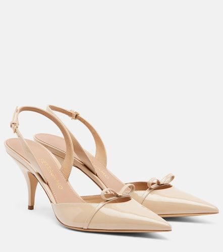 Escarpins slingback en cuir verni - Ferragamo - Modalova