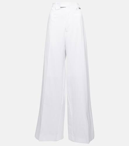 Pantalon à taille haute en coton - Vetements - Modalova