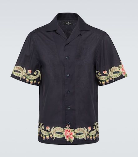 Chemise bowling en coton à motif floral - Etro - Modalova