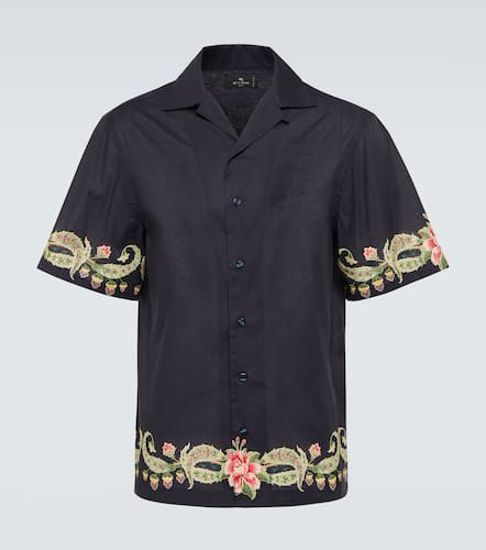 Etro Chemise en coton à fleurs - Etro - Modalova