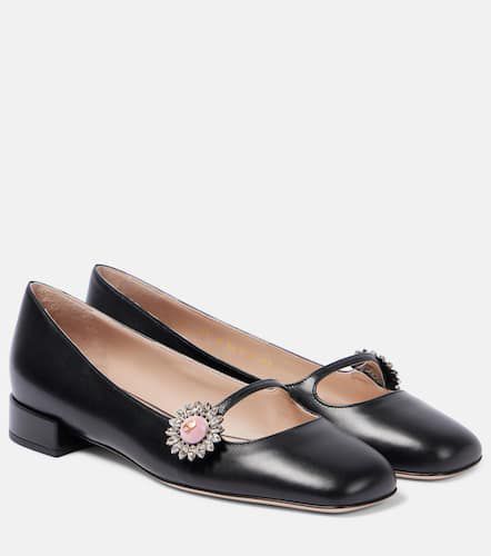 Ballerines Mary Jane en cuir à ornements - Valentino Garavani - Modalova