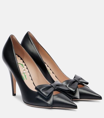 Escarpins Bowow 100 en cuir - Valentino Garavani - Modalova
