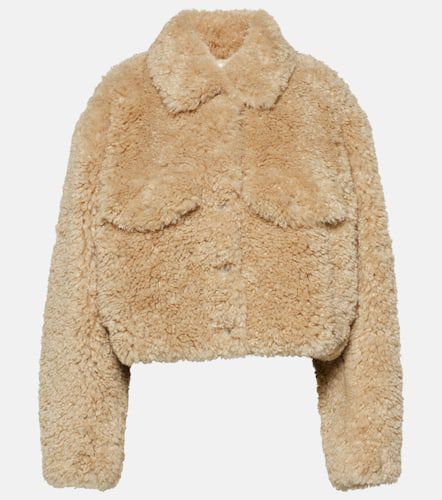 Veste raccourcie en shearling synthétique - Marant Etoile - Modalova