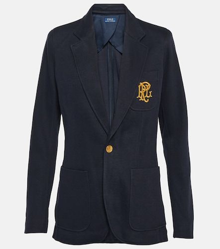 Blazer en coton mélangé à broderies - Polo Ralph Lauren - Modalova