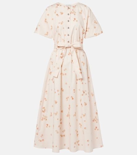 Robe midi Paulina en coton mélangé à fleurs - Altuzarra - Modalova