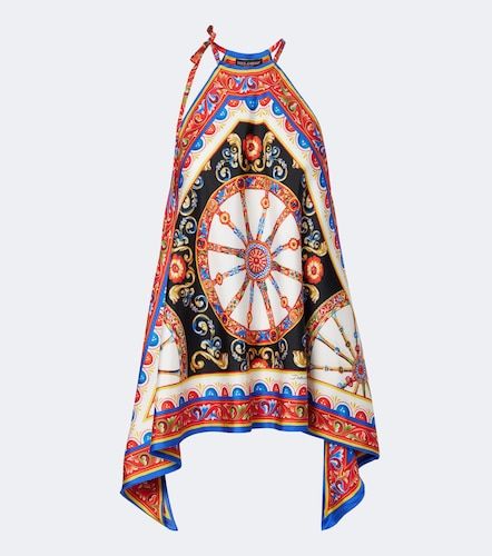 Top Caretto en sergé de soie - Dolce&Gabbana - Modalova