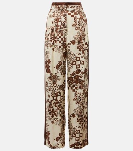 Alémais Pantalon ample imprimé à taille haute - Alemais - Modalova