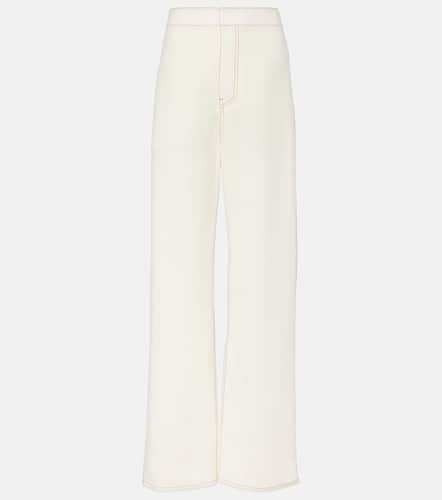 Alaïa Pantalon ample en laine mélangée - Alaia - Modalova