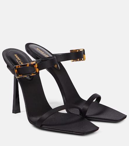 Mules Oud 110 en satin - Saint Laurent - Modalova