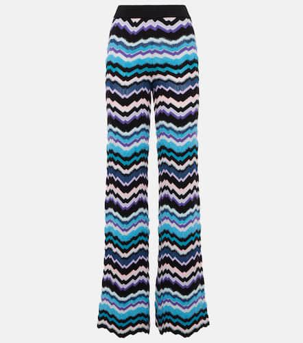 Pantalon évasé Zig Zag à taille haute - Missoni - Modalova