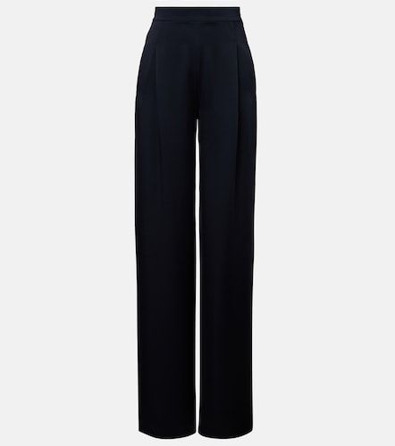 Pantalon ample Dritto en crêpe de satin - Max Mara - Modalova