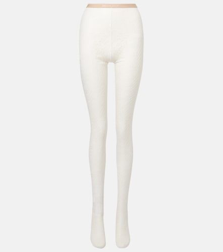 Pantalon droit raccourci à taille haute - Valentino - Modalova