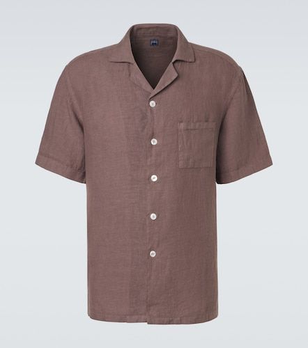 Fedeli Chemise de bowling en lin - Fedeli - Modalova