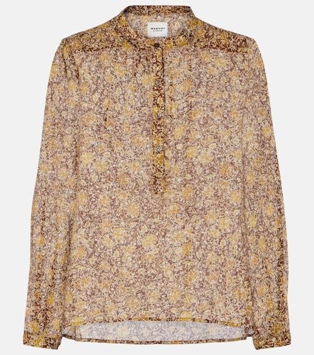 Blouse Maria en voile de coton à fleurs - Marant Etoile - Modalova