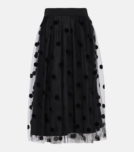 Jupe midi en tulle à pois - Nina Ricci - Modalova