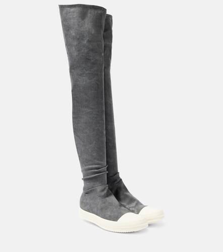 Cuissardes DRKSHDW High Sock en denim - Rick Owens - Modalova