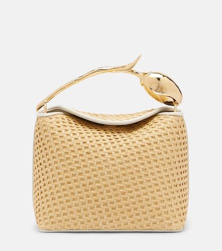 Sac Bloom Mini en raphia et en cuir - Erdem - Modalova