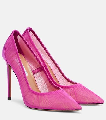 Escarpins Voile 105 en tulle et satin - Aquazzura - Modalova