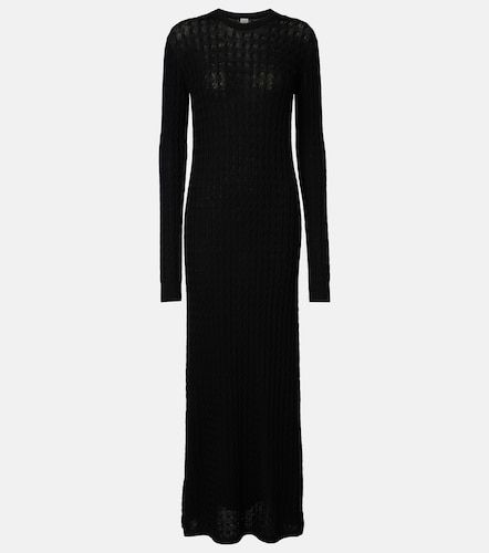 Robe longue en laine torsadée - Toteme - Modalova