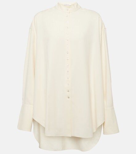 Chemise Grandad oversize en soie - The Row - Modalova
