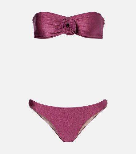 Bikini à appliqué floral - Adriana Degreas - Modalova