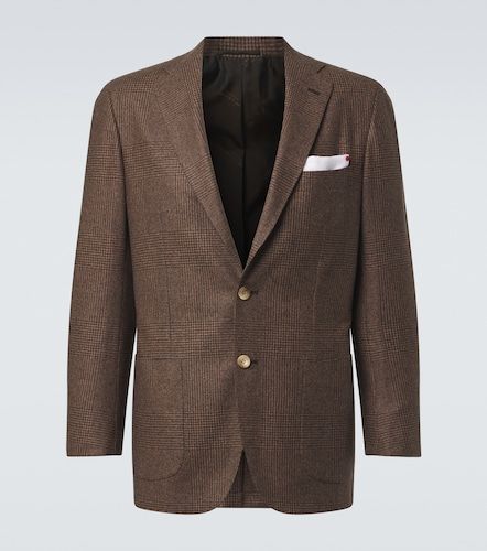 Blazer en laine vierge à motif Prince de Galles - Kiton - Modalova