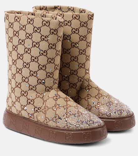 Bottines après-ski GG en toile - Gucci - Modalova