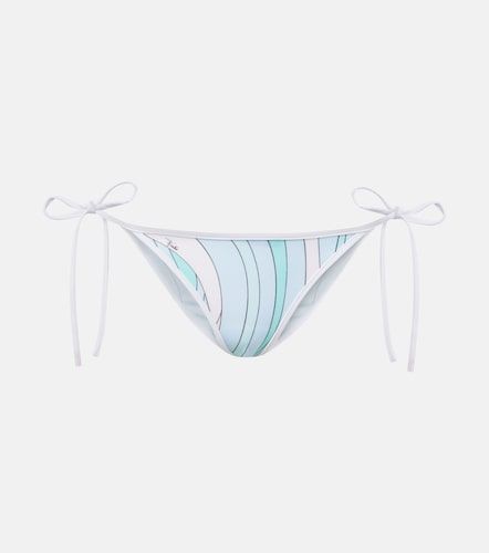 Culotte de bikini bandeau Marmo imprimée - Pucci - Modalova