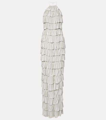 Robe longue à volants superposés - Tom Ford - Modalova