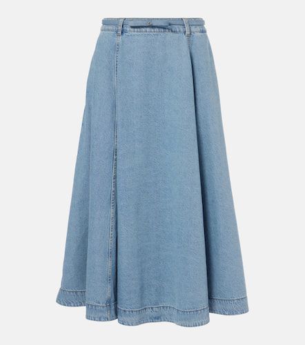 Jupe midi Crush Denim Full - Zimmermann - Modalova