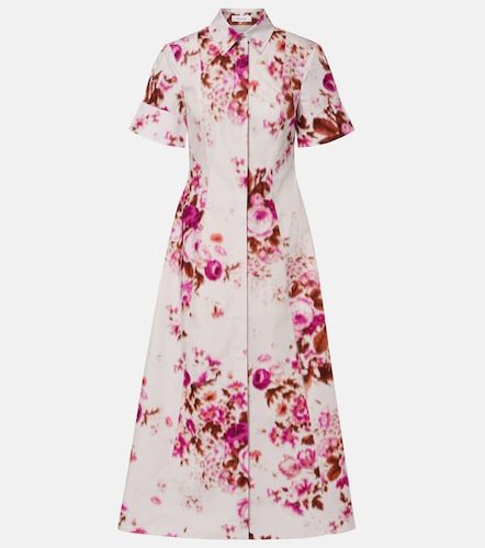 Robe chemise en coton à imprimé floral - Erdem - Modalova