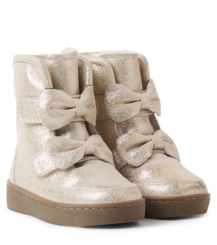 Bottines Isa en cuir métallisé - Donsje - Modalova