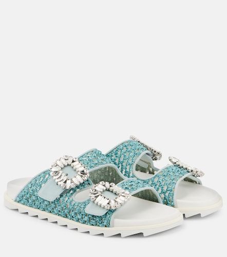 Mules Slidy Viv à cristaux - Roger Vivier - Modalova