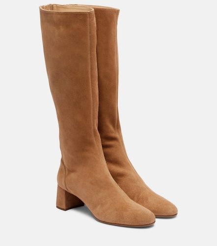 Bottes Saint Honore 50 en daim - Aquazzura - Modalova