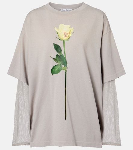 T-shirt Edra imprimé en coton - Acne Studios - Modalova