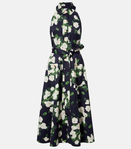Robe midi à fleurs - Carolina Herrera - Modalova